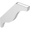 Ekena Millwork 3 1/2-in. W x 30-in. D x 36-in. H Funston Architectural Grade PVC Knee Brace BRCP035X30X36FST - alternate 5